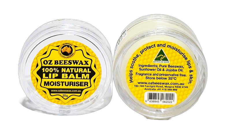 100% Natural Honey Beeswax Lip Balm