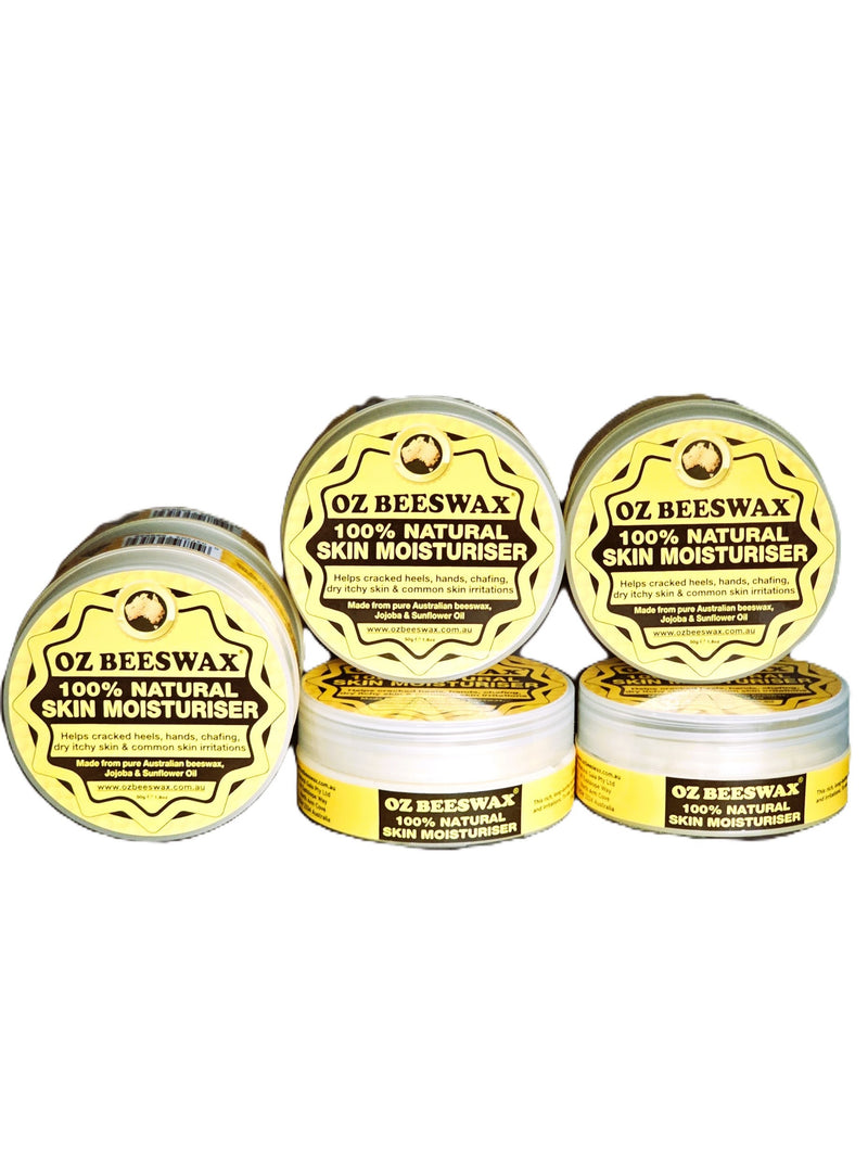 Bestselling Beeswax 100% Natural Skin Moisturizer 50g 6 Pack