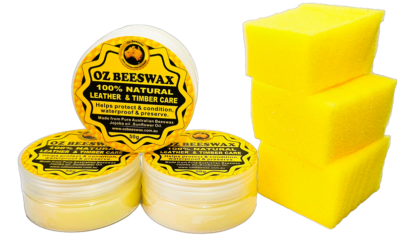 Beeswax Leather & Timber Conditioner 3 Pack