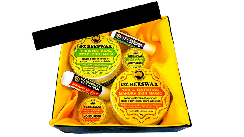 Unique Australian Beeswax Gift Pack.