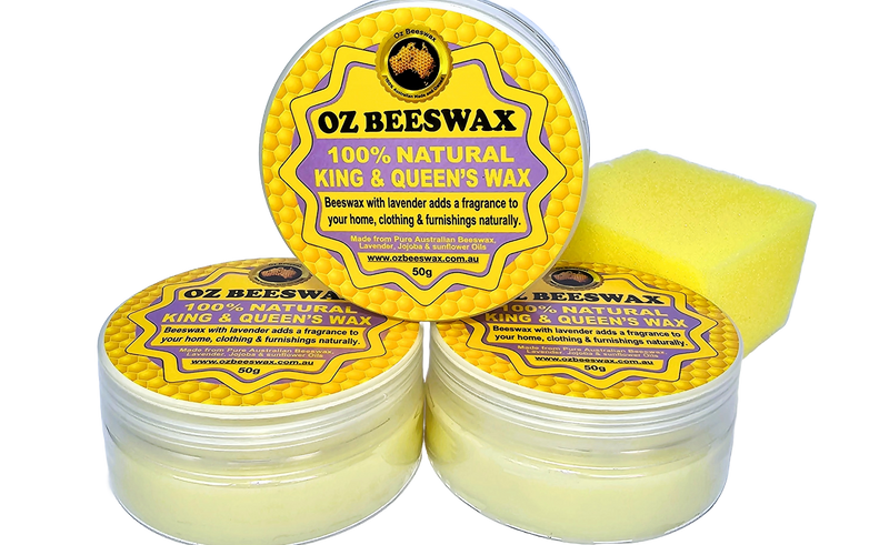 Beeswax Leather & Timber Polish With Lavender 3 Pack